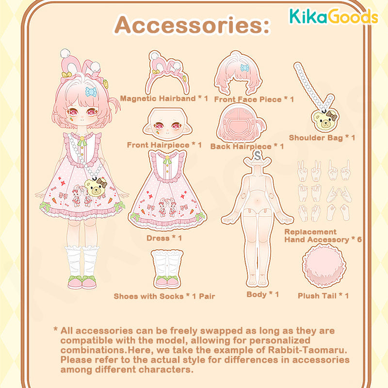 Minty Fantasy Forest Series Action Figure BJD Blind Box