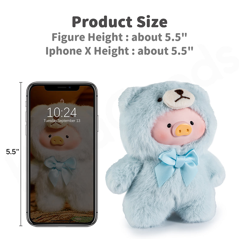 Lulu The Piggy Vintage Teddy Shop Vinyl Face Plush Pendant Blind Box