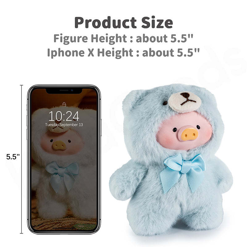 Lulu The Piggy Vintage Teddy Shop Vinyl Face Plush Pendant Blind Box