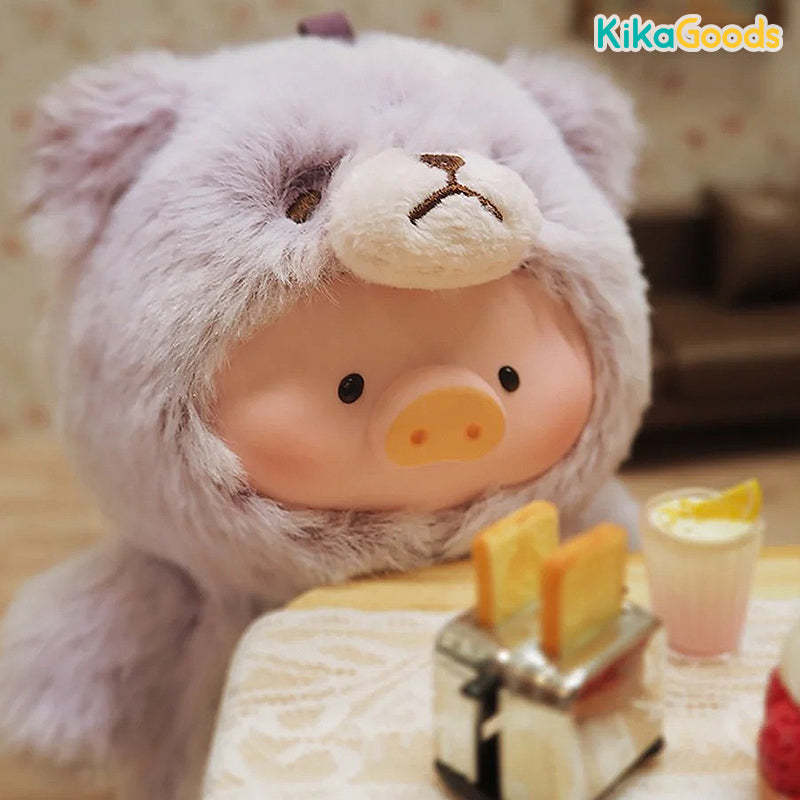 Lulu The Piggy Vintage Teddy Shop Vinyl Face Plush Pendant Blind Box