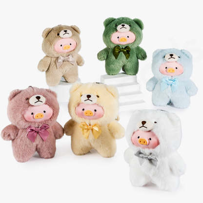 Lulu The Piggy Vintage Teddy Shop Vinyl Face Plush Pendant Blind Box