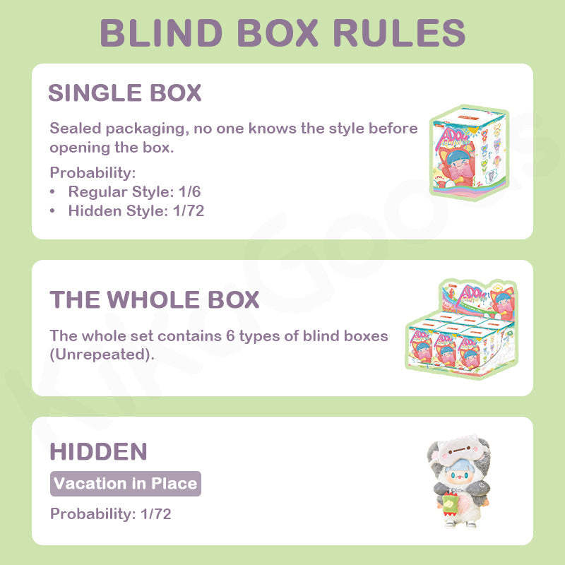 Adou's Colorful Life Series Plush Blind Box
