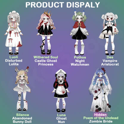 Nyssa Bizarre Nightmare Series 1/12 Action Figure BJD Blind Box