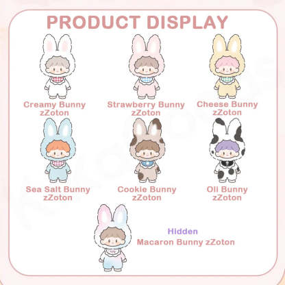 zZoton Delicious Bunny Series Plush Blind Box