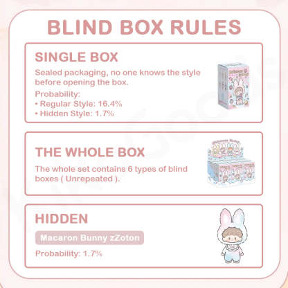 zZoton Delicious Bunny Series Plush Blind Box