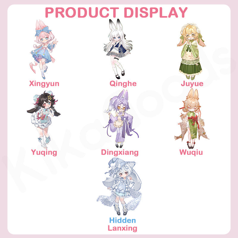 Moon Jumping Time Bunny Series 1/12 Action Figure BJD Blind Box