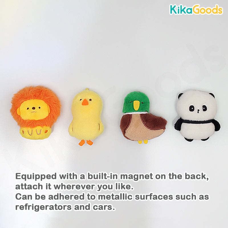 MoMo Family Animal Series Refrigerator Magnet Plush Blind Bag