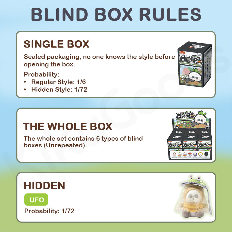 MR.PA The Escaped Vegetable Series Plush Blind Box
