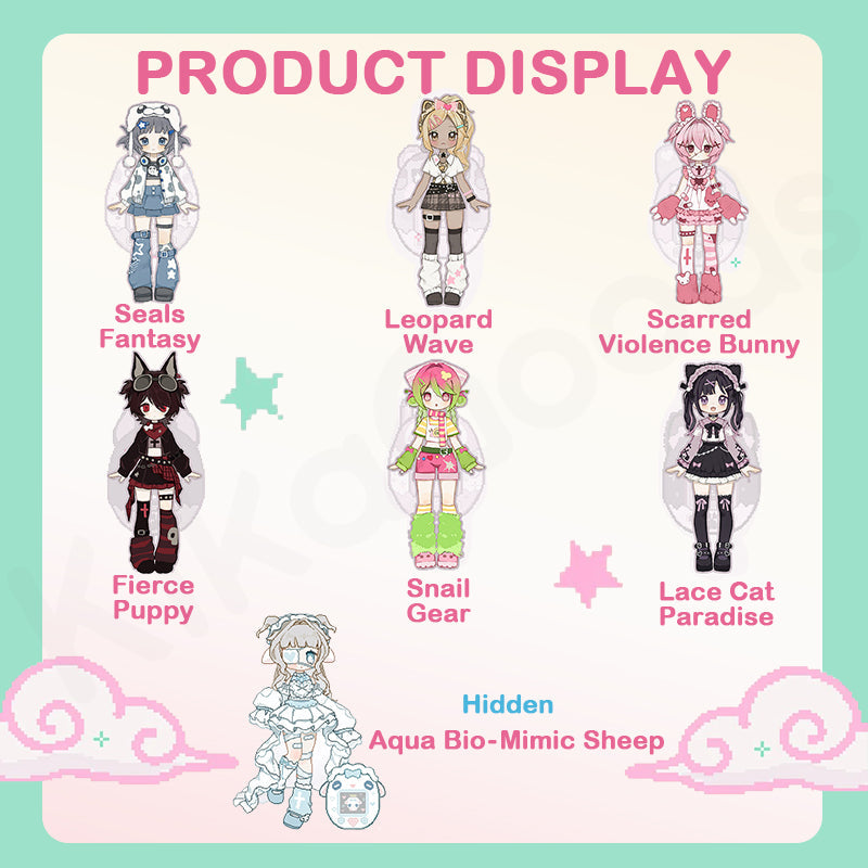 Electronic Pet Game World Series 1/12 BJD Blind Box