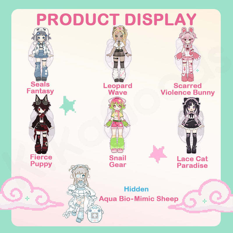 Electronic Pet Game World Series 1/12 BJD Blind Box