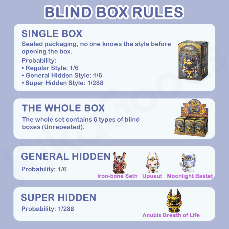 Aaru Garden Ancient Egypt Mythology Top Student Series Blind Box