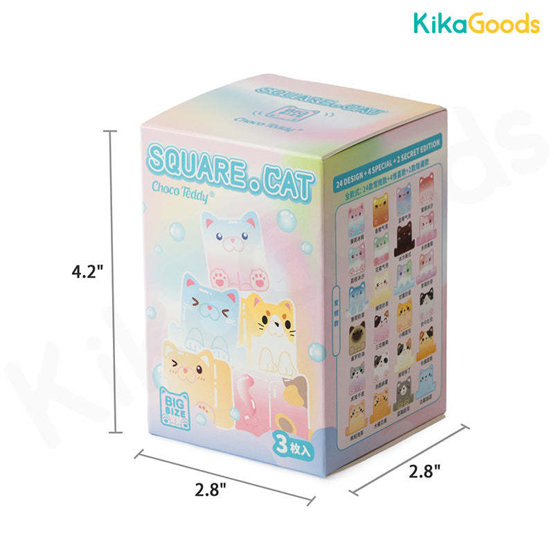Square Cat Big Size Ice Cube Series Blind Box