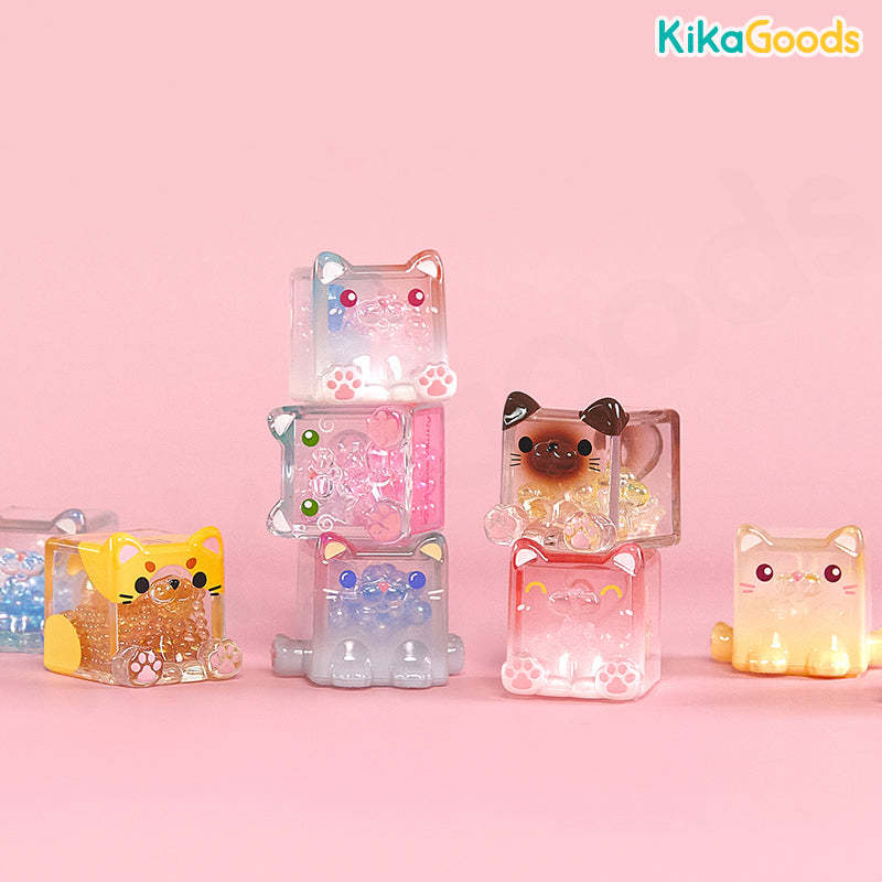 Square Cat Big Size Ice Cube Series Blind Box