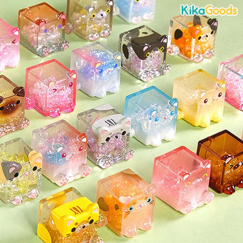 Square Cat Big Size Ice Cube Series Blind Box