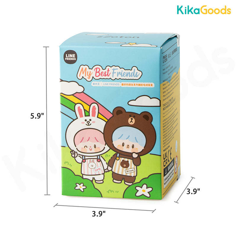 zZoton x LINEFRIENDS My Best Friends Series Plush Blind Box