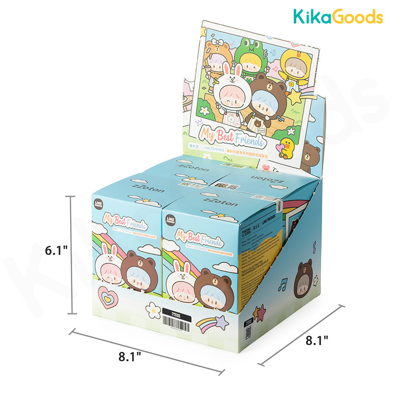 zZoton x LINEFRIENDS My Best Friends Series Plush Blind Box