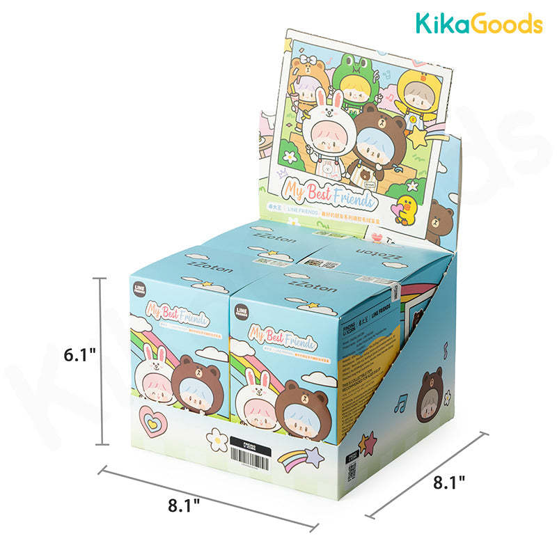 zZoton x LINEFRIENDS My Best Friends Series Plush Blind Box