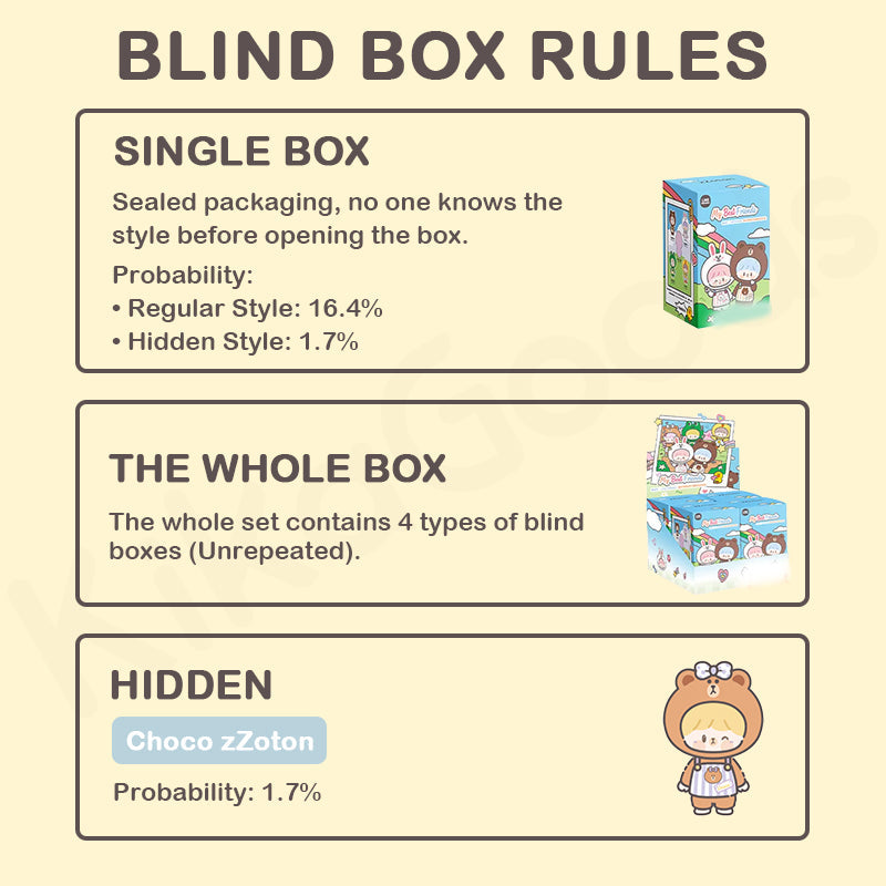 zZoton x LINEFRIENDS My Best Friends Series Plush Blind Box
