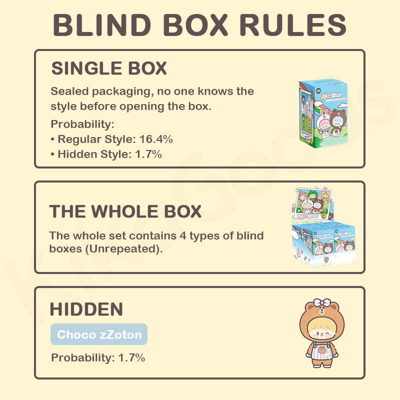 zZoton x LINEFRIENDS My Best Friends Series Plush Blind Box