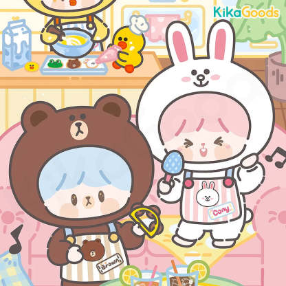 zZoton x LINEFRIENDS My Best Friends Series Plush Blind Box