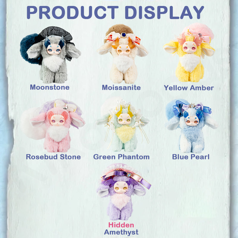 Tutulong Third Generation Fantasy Biology Colorful Crystal Series Plush Blind Box