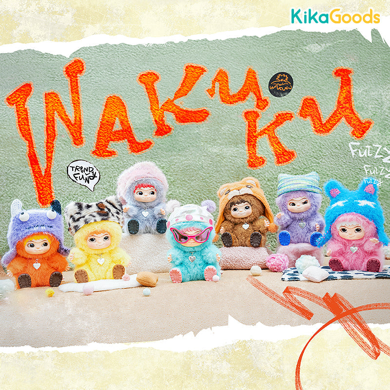 WAKUKU Fuzzy Trendy Fun Party Series Plush Blind Box