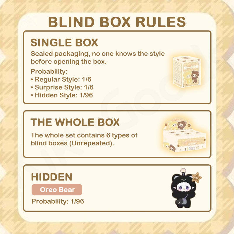 YOOKI Take A Bite Of Bear Series Plush Blind Box