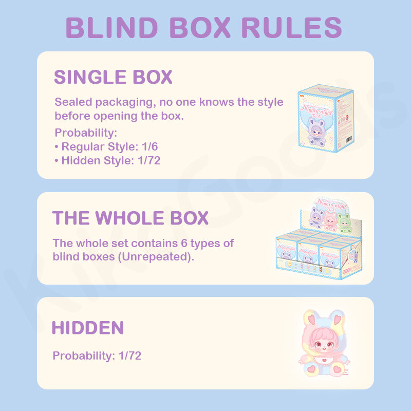 Miana Nighty Night To U Series Plush Blind Box