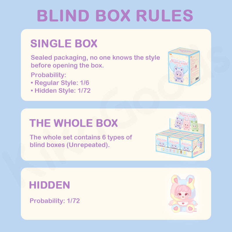 Miana Nighty Night To U Series Plush Blind Box
