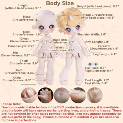 Penny's Box 3rd Anniversary Commemorative Limited Edition-Antu 1/6 BJD Action Figure