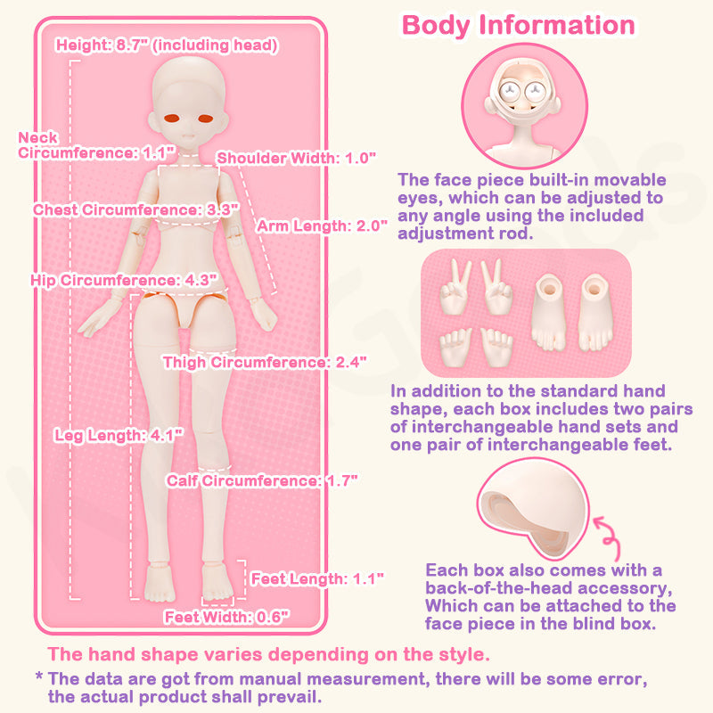 Light Nightmare Twins Series MJD Action Figure Blind Box