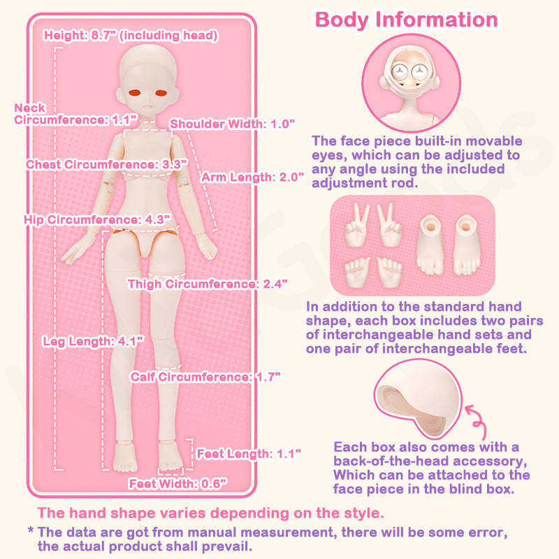 Light Nightmare Twins Series MJD Action Figure Blind Box