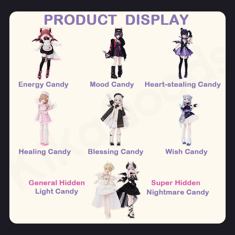 Light Nightmare Twins Series MJD Action Figure Blind Box