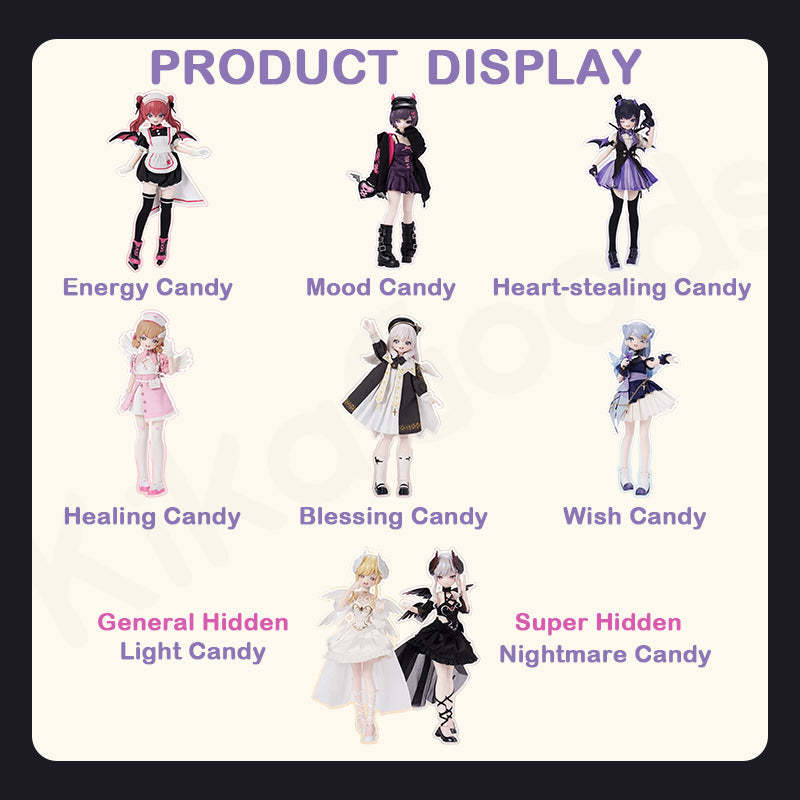 Light Nightmare Twins Series MJD Action Figure Blind Box