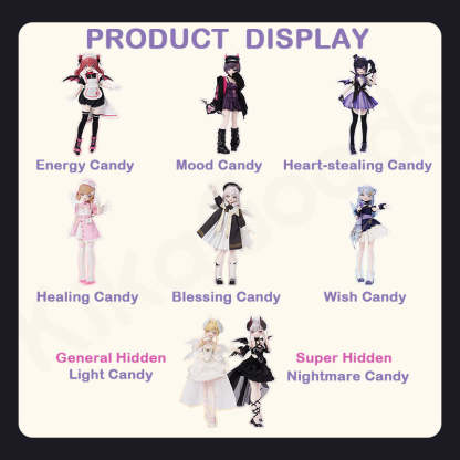 Light Nightmare Twins Series MJD Action Figure Blind Box