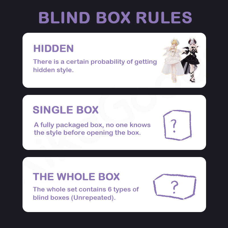 Light Nightmare Twins Series MJD Action Figure Blind Box