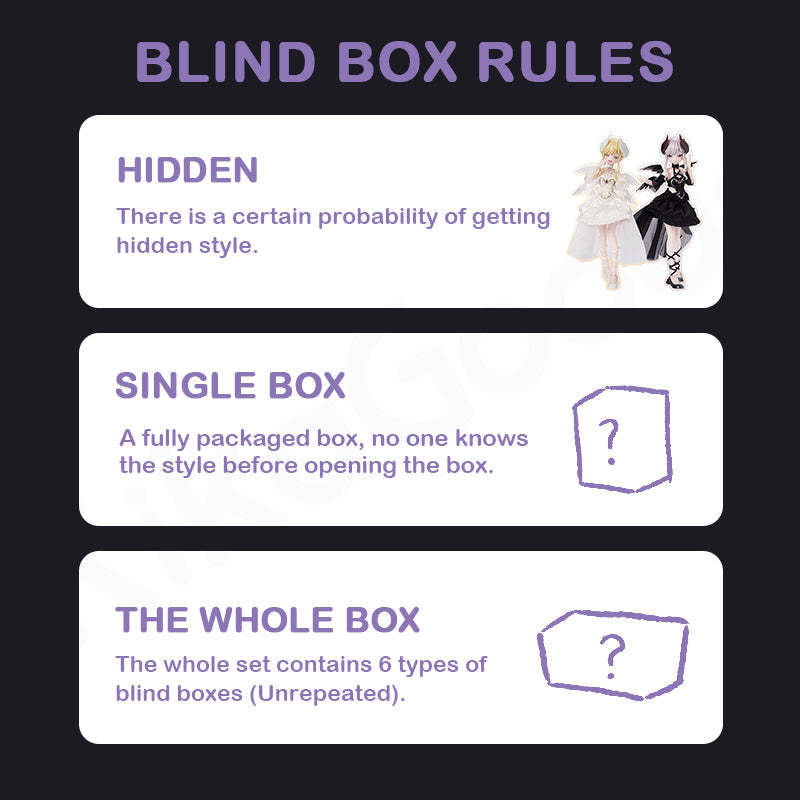 Light Nightmare Twins Series MJD Action Figure Blind Box