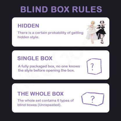 Light Nightmare Twins Series MJD Action Figure Blind Box