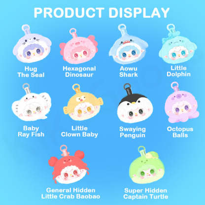 Yooki Mini Ocean Baby Series Plush Blind Box