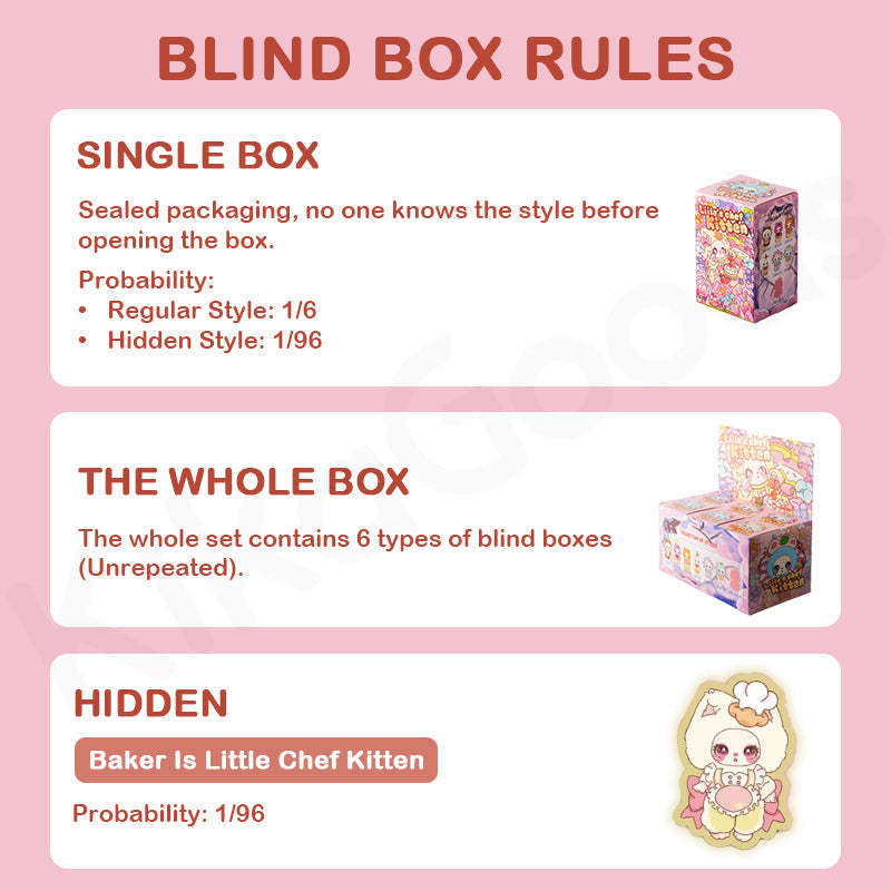 Liila's Chef Kitten Series Plush Blind Box