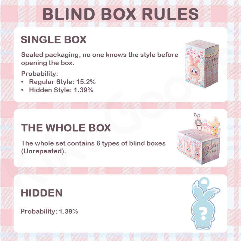 Baby Three Lily Rabbit Town V2 Series Plush Blind Box