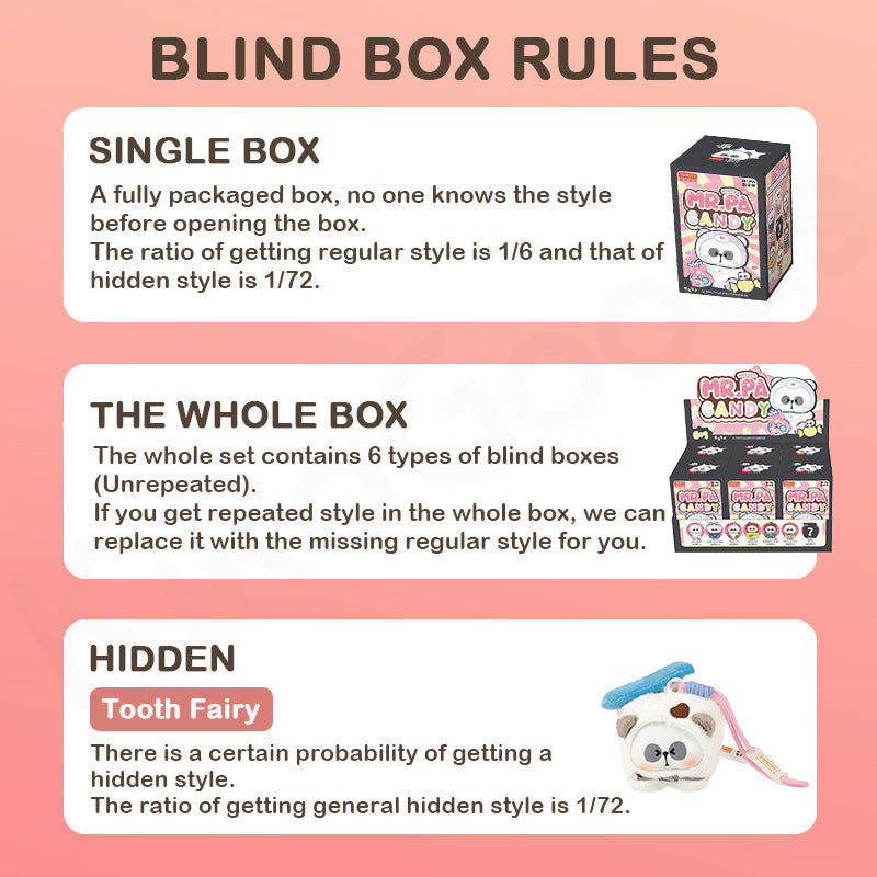 MR.PA Candy Series Vinyl Plush Blind Box