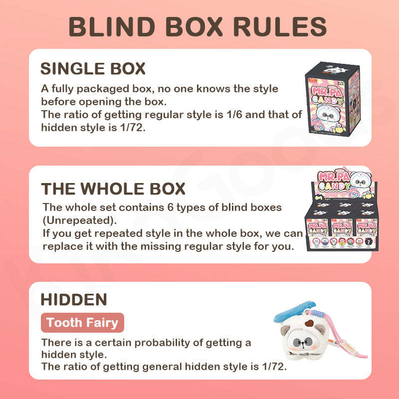 MR.PA Candy Series Vinyl Plush Blind Box