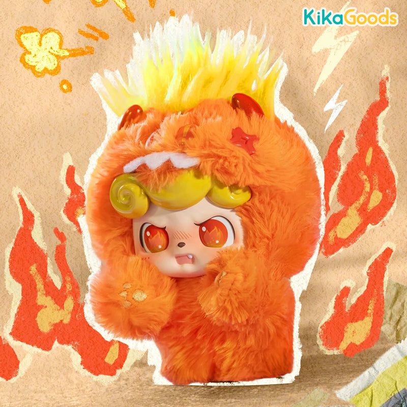 Q.Kid Emotional Hairy Monsters Series Plush Blind Box