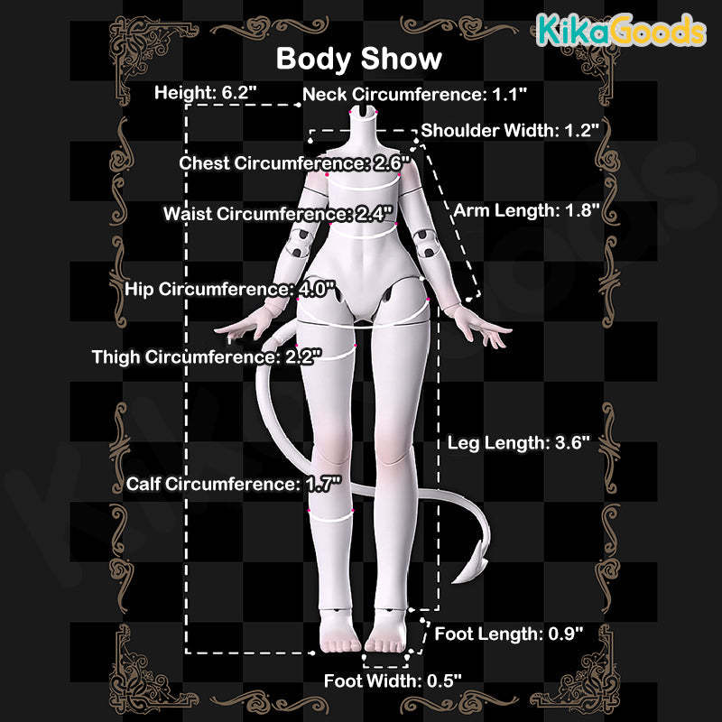 Cooze Devil Horns Series 1/8 Action Figure BJD Blind Box