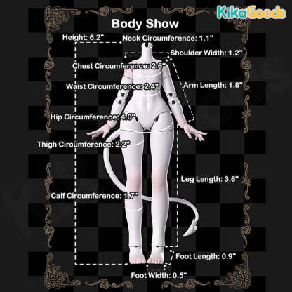 Cooze Devil Horns Series 1/8 Action Figure BJD Blind Box