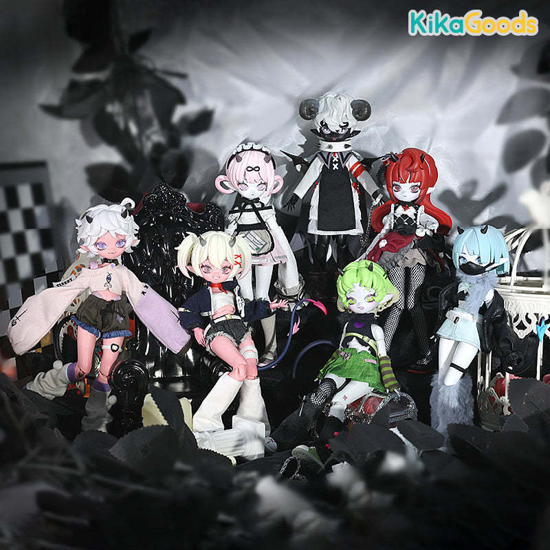 Cooze Devil Horns Series 1/8 Action Figure BJD Blind Box