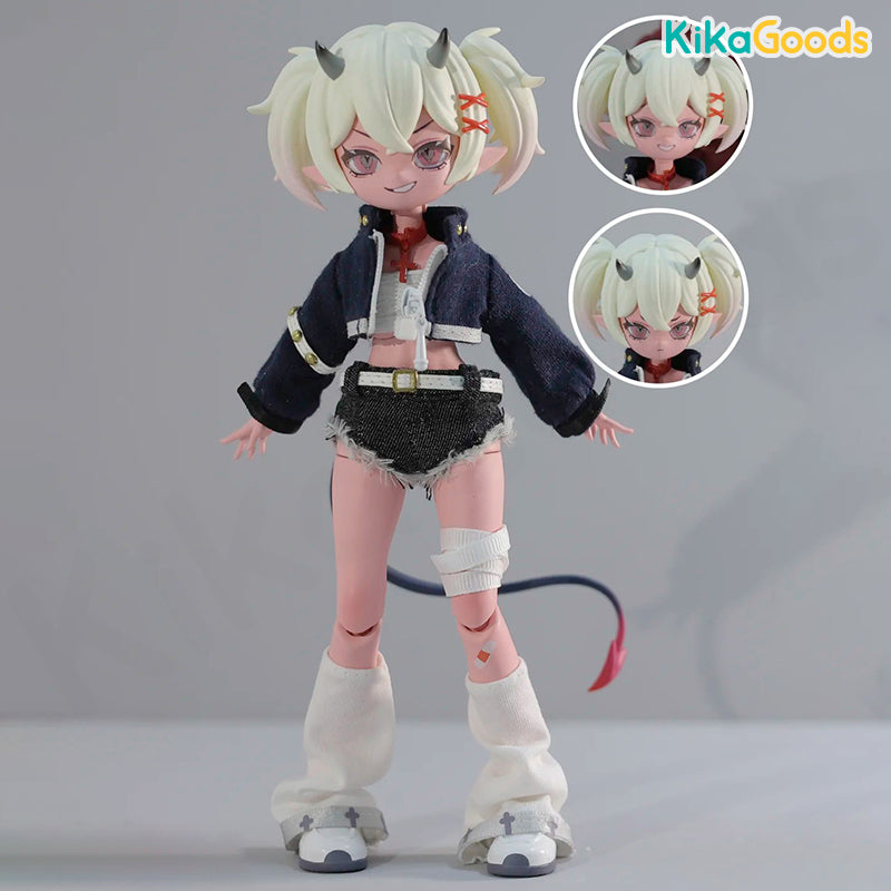 Cooze Devil Horns Series 1/8 Action Figure BJD Blind Box
