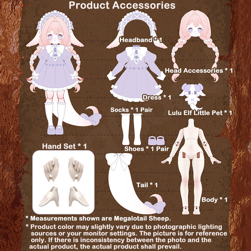 The Lulu Elf Story 1/12 Action Figure BJD Blind Box