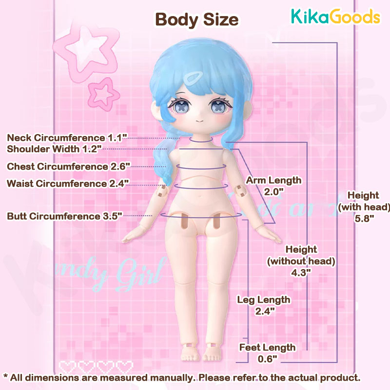 Liroro Binary Sweetheart Series Action Figure BJD Blind Box